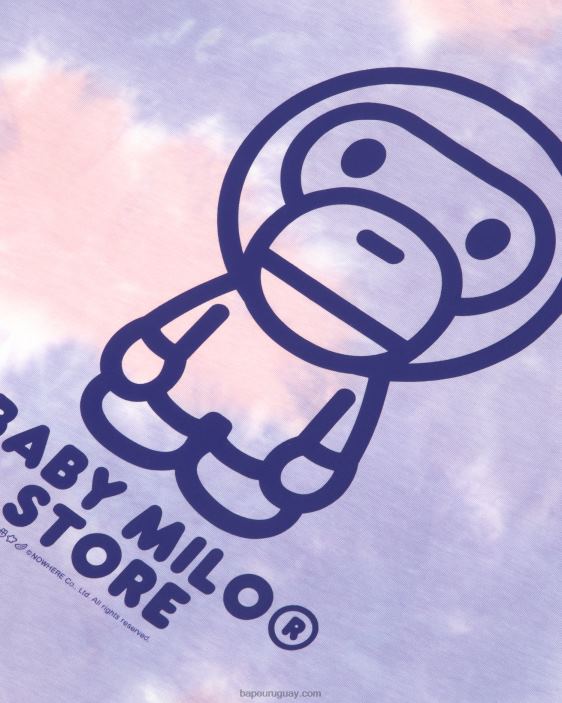 camiseta de manga larga bebé milo mujer púrpura 26D80915 A Bathing Ape