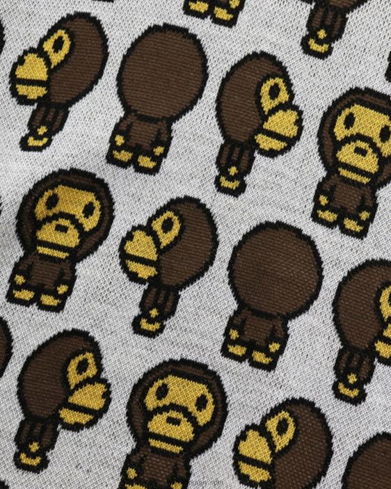 jersey de punto oversize baby milo mujer blanco 26D801023 A Bathing Ape