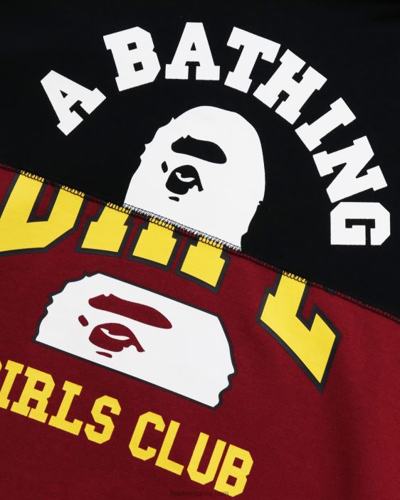 jersey extragrande con manga tejida trenzada Docking mujer negro 26D801030 A Bathing Ape