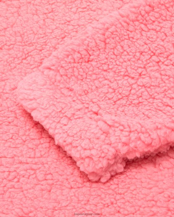 sudadera con capucha de gran tamaño mujer rosa 26D801056 A Bathing Ape