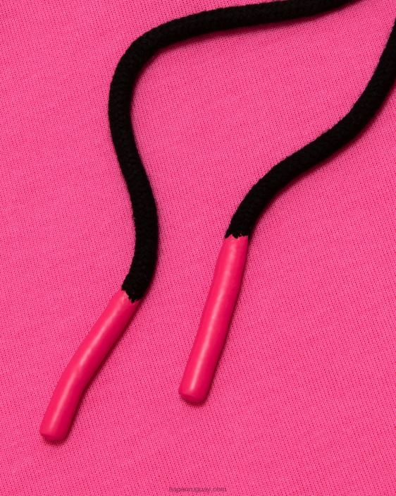 sudadera corta con logo de simio mujer rosa 26D801029 A Bathing Ape