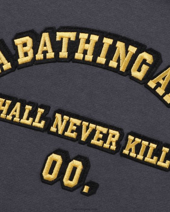 sudadera extragrande con capucha mujer gris oscuro 26D80808 A Bathing Ape