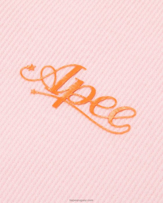 top recortado de corte ajustado mujer rosa 26D801034 A Bathing Ape