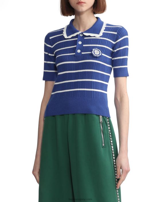 top tejido a rayas mujer azul 26D80788 A Bathing Ape