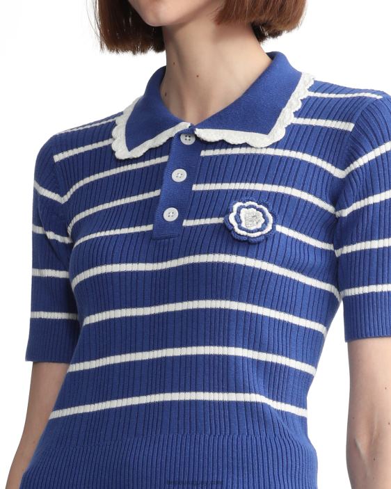 top tejido a rayas mujer azul 26D80788 A Bathing Ape