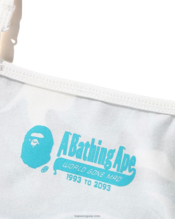 camisola de camuflaje de mármol mujer menta 26D80921 A Bathing Ape