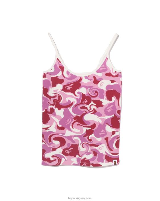 camisola de camuflaje de mármol mujer rosa 26D80922 A Bathing Ape
