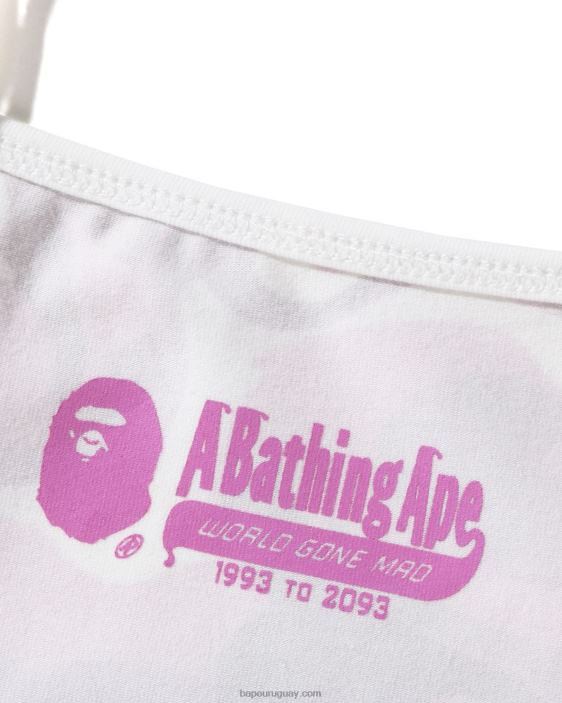 camisola de camuflaje de mármol mujer rosa 26D80922 A Bathing Ape