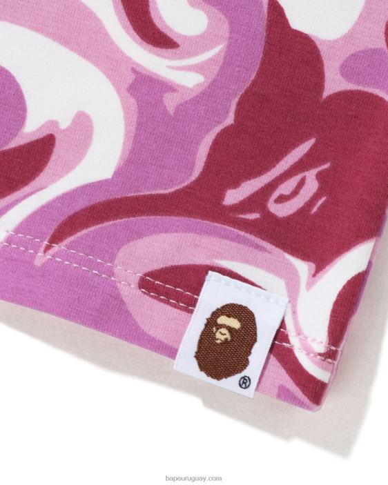 camisola de camuflaje de mármol mujer rosa 26D80922 A Bathing Ape