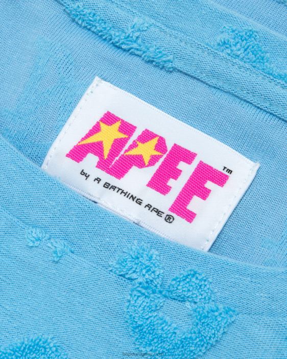 chaleco corto con motivo mujer azul claro 26D80931 A Bathing Ape