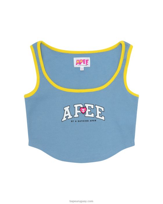 chaleco gráfico mujer azul acido 26D80947 A Bathing Ape