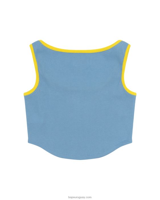 chaleco gráfico mujer azul acido 26D80947 A Bathing Ape