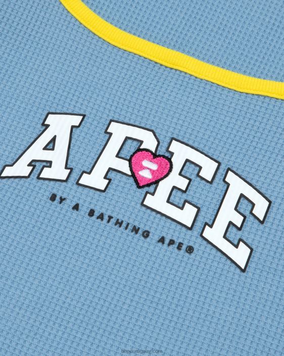 chaleco gráfico mujer azul acido 26D80947 A Bathing Ape