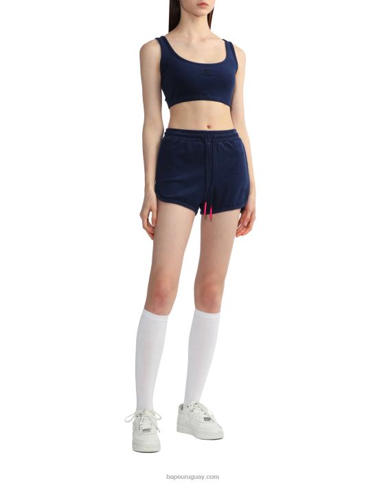 top corto de rizo mujer Azul marino 26D80826 A Bathing Ape
