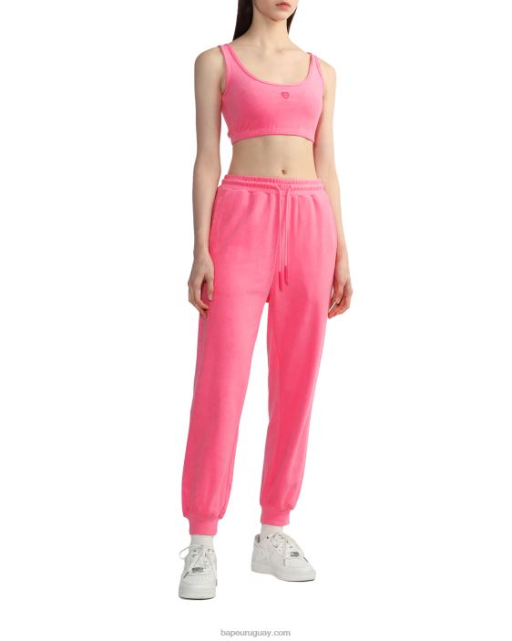 top corto de rizo mujer rosa 26D80827 A Bathing Ape