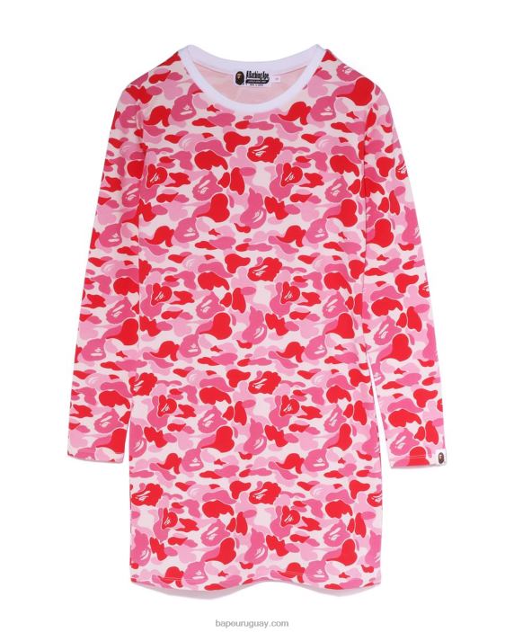 bodycon de camuflaje abc mujer rosa 26D80863 A Bathing Ape
