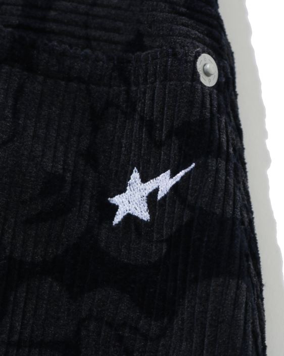 falda de pana de camuflaje sólido mujer Azul marino 26D801026 A Bathing Ape