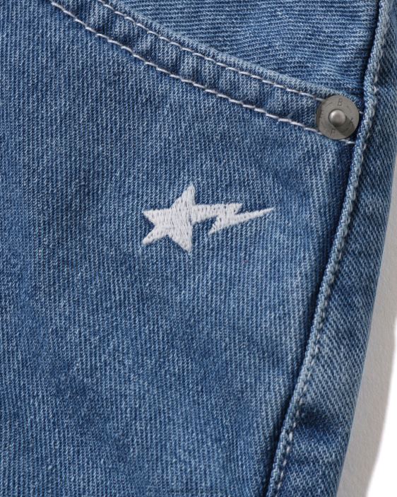 minifalda de mezclilla con múltiples fuentes mujer mezclilla 26D801005 A Bathing Ape