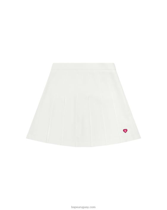 minifalda plisada mujer pared blanca 26D80969 A Bathing Ape