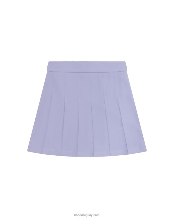 minifalda plisada mujer uva ahumada 26D80968 A Bathing Ape