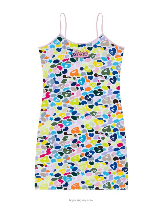 vestido con estampado del logo mujer caso 26D80959 A Bathing Ape