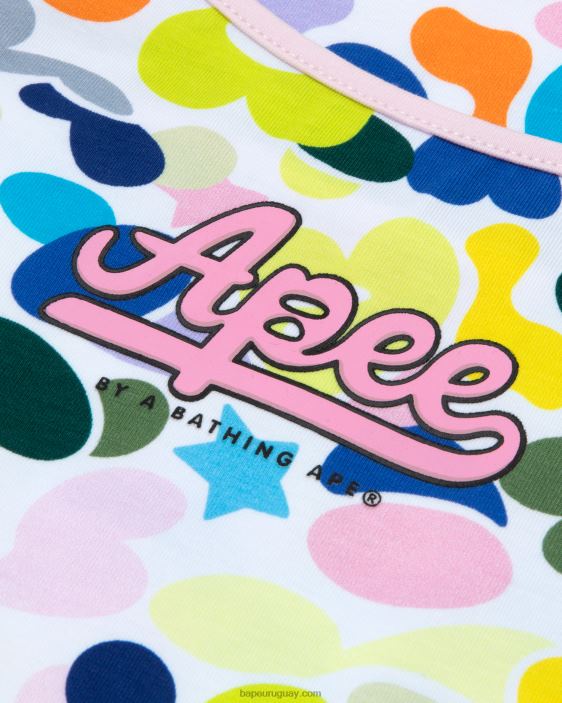 vestido con estampado del logo mujer caso 26D80959 A Bathing Ape