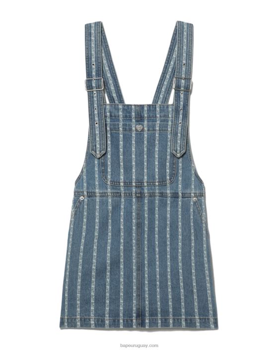 vestido de mezclilla a rayas mujer mezclilla 26D80832 A Bathing Ape