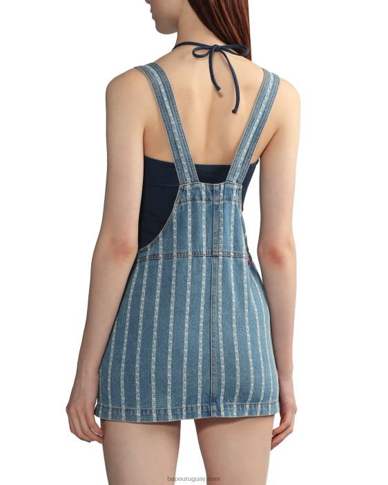 vestido de mezclilla a rayas mujer mezclilla 26D80832 A Bathing Ape