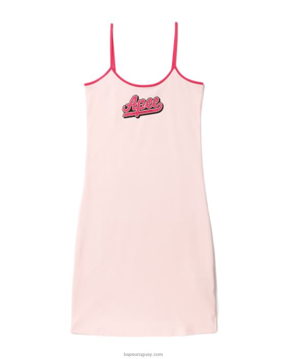 vestido gráfico mujer rosa 26D80803 A Bathing Ape