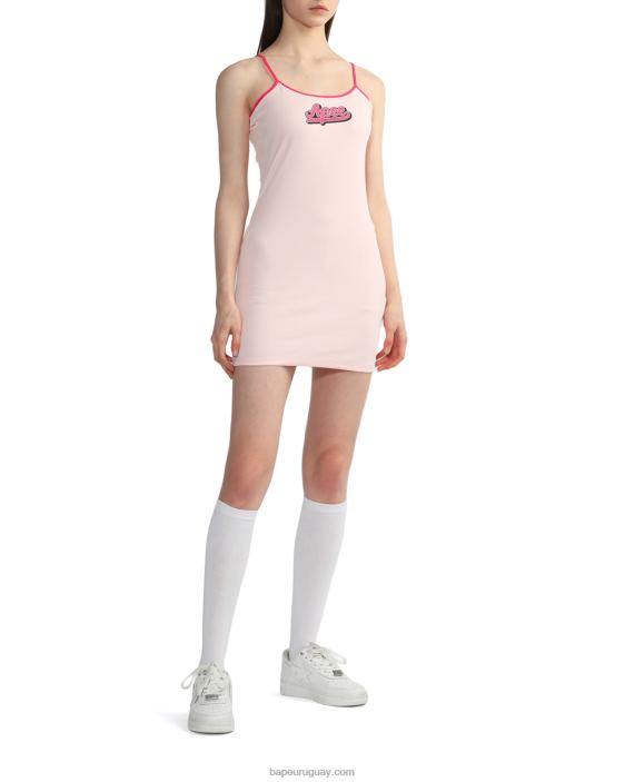 vestido gráfico mujer rosa 26D80803 A Bathing Ape