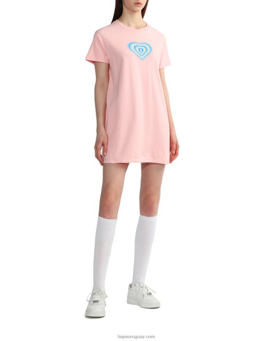 vestido gráfico mujer rosa 26D80816 A Bathing Ape