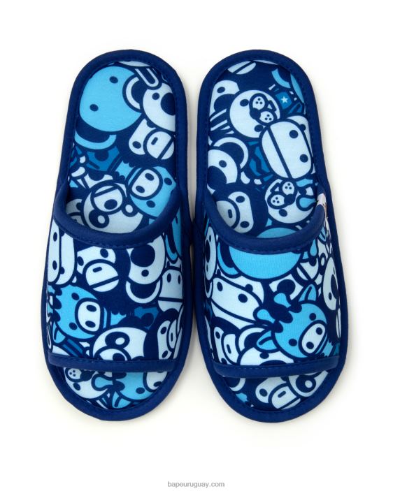 pantuflas bebe milo mujer azul 26D801218 A Bathing Ape