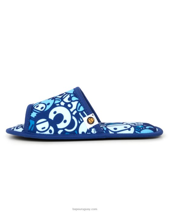 pantuflas bebe milo mujer azul 26D801218 A Bathing Ape