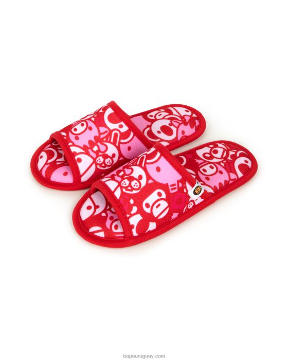 pantuflas bebe milo mujer rosa 26D801219 A Bathing Ape