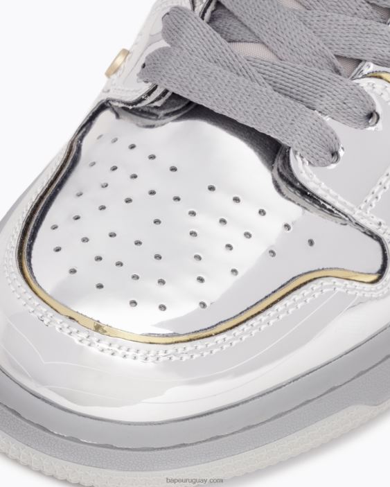 zapatillas x hajime sorayama sk8 sta mujer plata 26D801242 A Bathing Ape