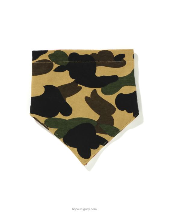 Babero bandana 1st camo niños amarillo 26D801632 A Bathing Ape