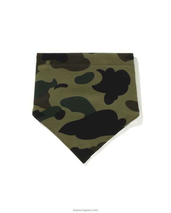 Babero bandana 1st camo niños ejercito verde 26D801631 A Bathing Ape