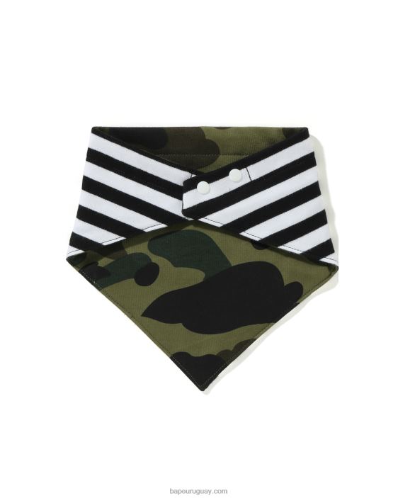 Babero bandana 1st camo niños ejercito verde 26D801631 A Bathing Ape
