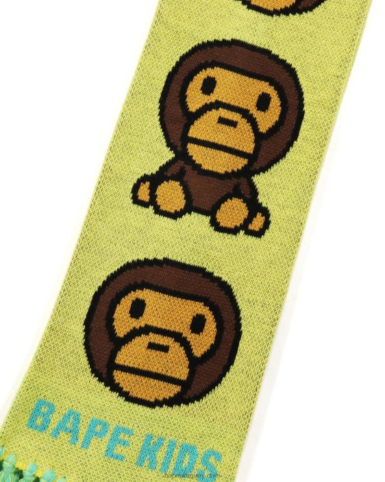 Bufanda de punto bebé milo niños amarillo 26D801768 A Bathing Ape