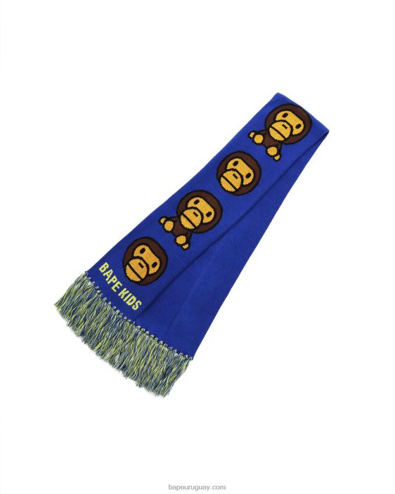 Bufanda de punto bebé milo niños azul 26D801766 A Bathing Ape