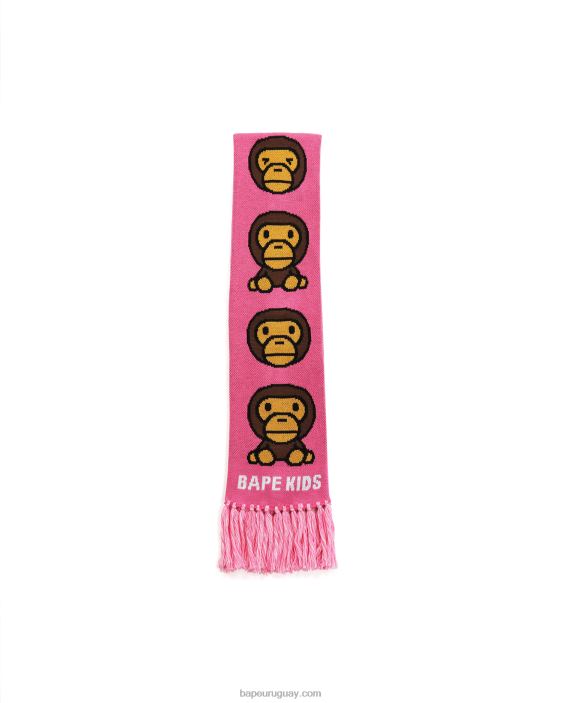 Bufanda de punto bebé milo niños rosa 26D801767 A Bathing Ape
