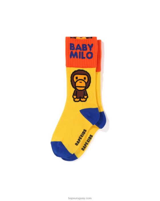 calcetines baby milo puños niños amarillo 26D801307 A Bathing Ape