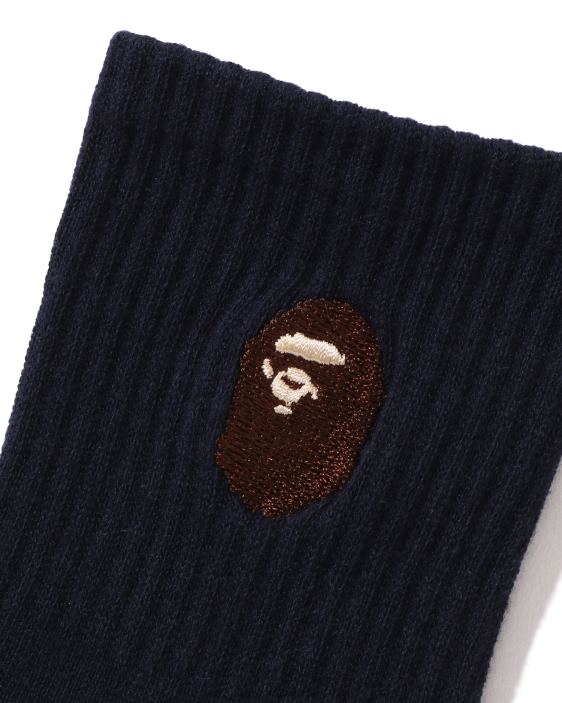 calcetines de canalé con cabeza niños Azul marino 26D801680 A Bathing Ape