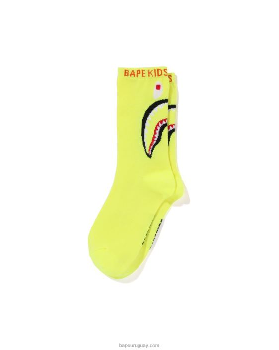 calcetines de tiburon niños amarillo 26D801404 A Bathing Ape