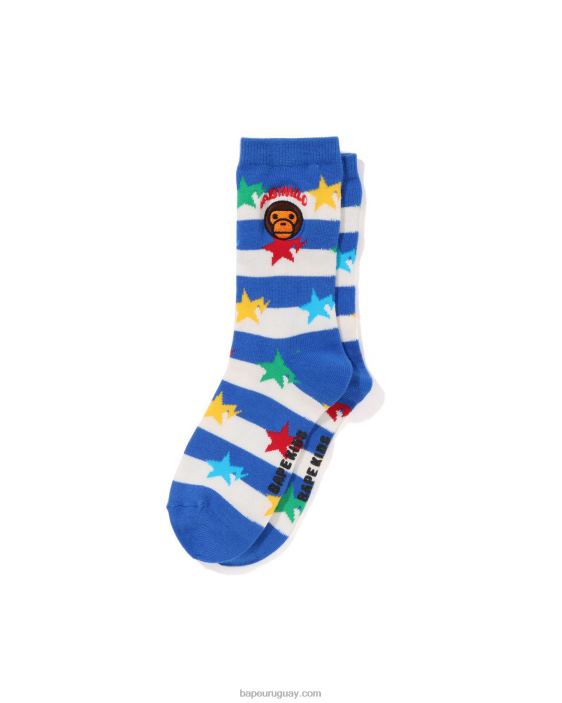 hoop baby milo sta calcetines niños azul 26D801414 A Bathing Ape
