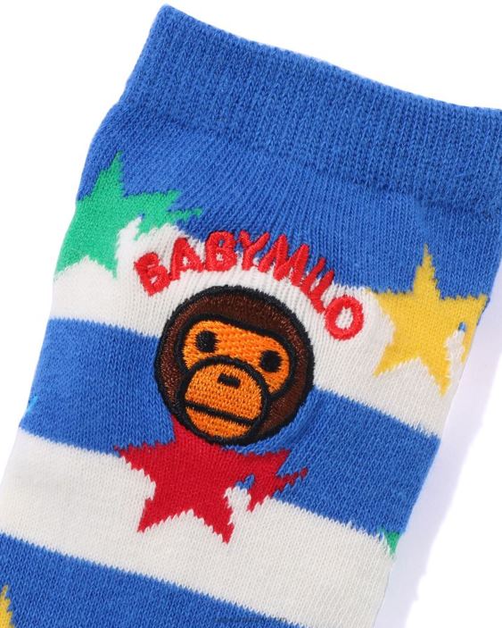 hoop baby milo sta calcetines niños azul 26D801414 A Bathing Ape