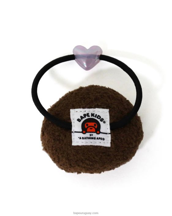 accesorio de goma para el pelo baby milo niños marrón 26D801780 A Bathing Ape