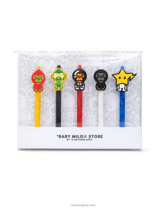 juego de bolígrafos baby milo niños caso 26D801606 A Bathing Ape