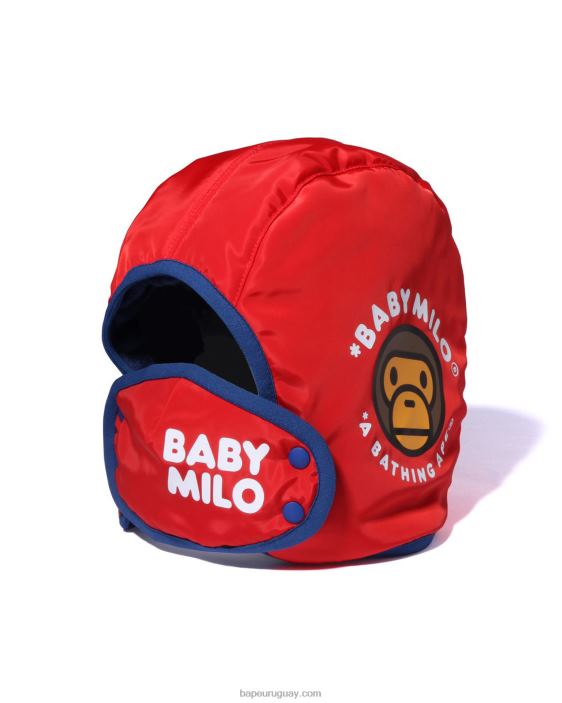 gorra de bebe milo niños rojo brillante 26D801715 A Bathing Ape
