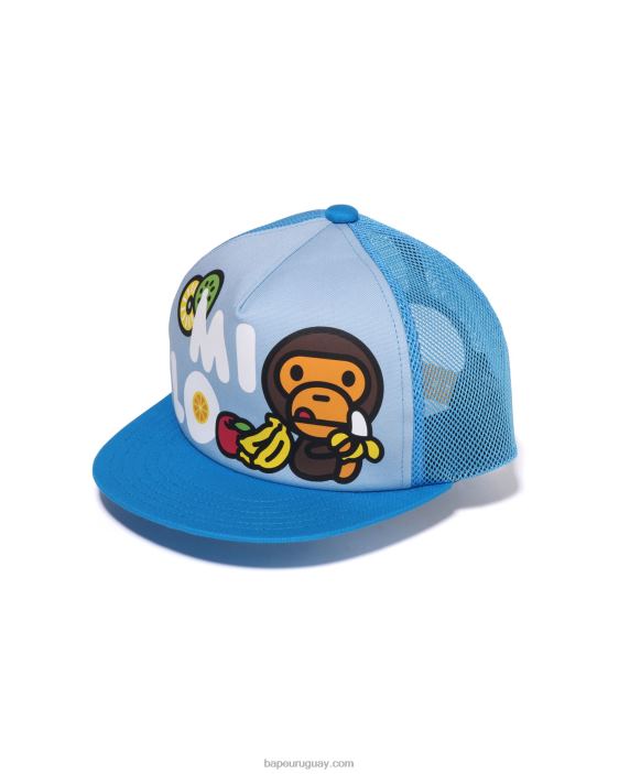 gorra de malla baby milo frutas niños azul 26D801330 A Bathing Ape